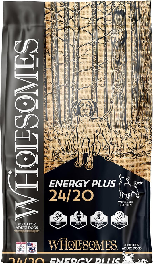 Energy Plus with Beef Protein 24/20 Dry Food for Adult Dogs 40 lb