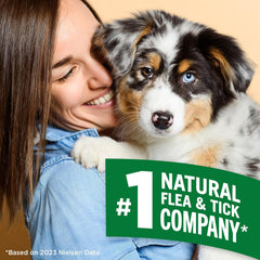 HERO PET Vet's Best Natural Indoor Flea and Tick Spray – Dog Flea and Tick Treatment for Home, Plant-Based Formula with Natural Oils, Kills Fleas, Eggs & Ticks on Contact, Made in USA, Cotton Spice, 32 oz