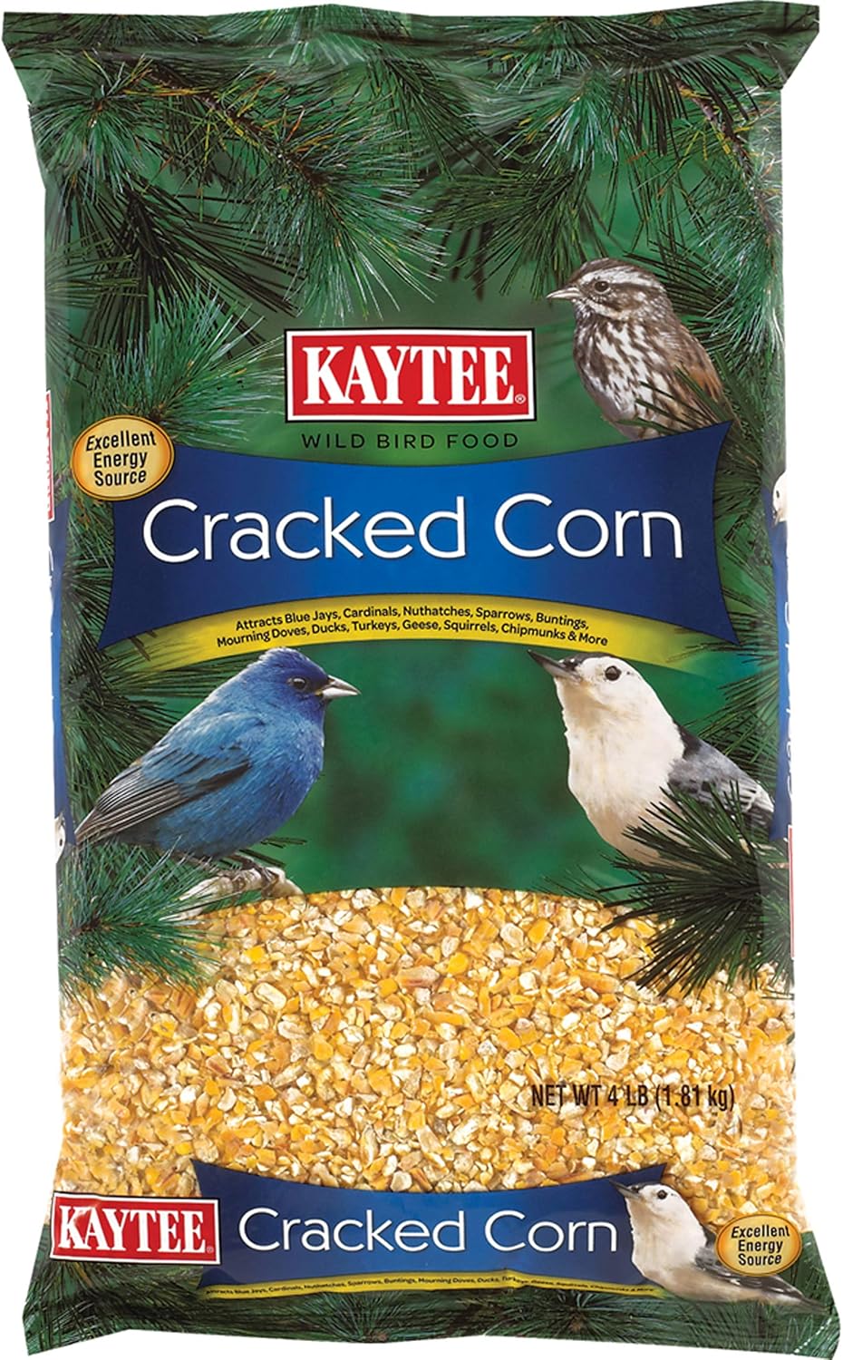 Kaytee Cracked Corn Wild Bird Food 4lb