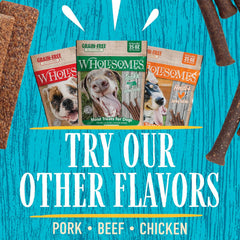 Wholesomes Cleo's Jerky Sticks Grain Free Dog Treats 25 oz, Blue