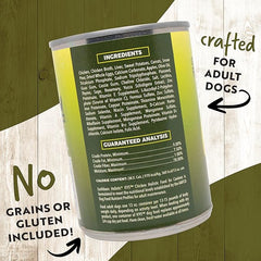 Earthborn Holistic K95 Chicken Recipe Grain-Free Canned Moist Dog Food 12 / 13 oz