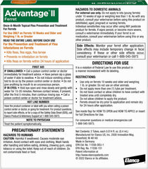 Advantage II Ferret Vet-Recommended Flea Treatment & Prevention | Ferret 1+ lbs. | 2-Month Supply
