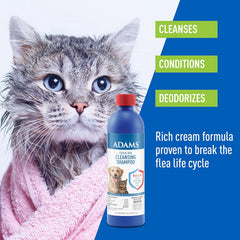 ADAMS Flea & Tick Cleansing Shampoo – 12 fl oz