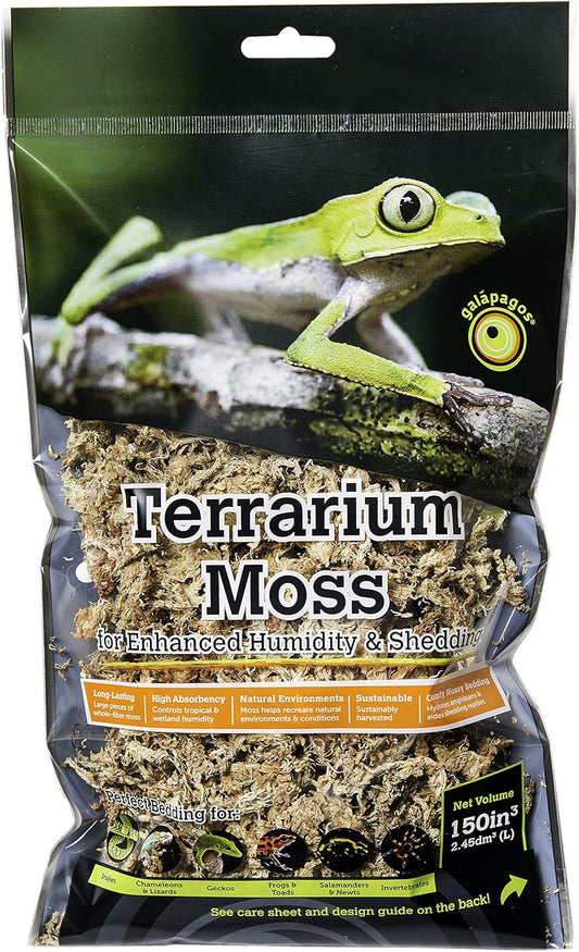 Galapagos (05203) 5-Star Terrarium Sphagnum Moss, Blond Sphagnum