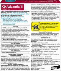 Elanco K9 Advantix II Dog Vet-Recommended Flea, Tick & Mosquito Treatment & Prevention | 4-Mo Supply