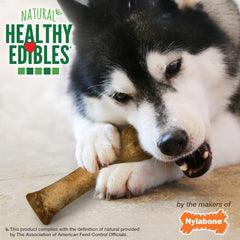 Nylabone Healthy Edibles Natural Dog Chews Long Lasting Roast Beef Flavor Treats for Dogs, X-Large/Souper