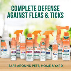 TropiClean Flea and Tick Waterless Shampoo Treatment for Cats, Powerful & Natural Defense, Flea and Tick Prevention for Cats 7.4 oz