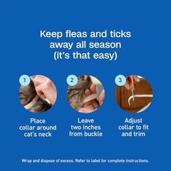 ADAMS Plus Flea & Tick Collar for Cats – 1 Count