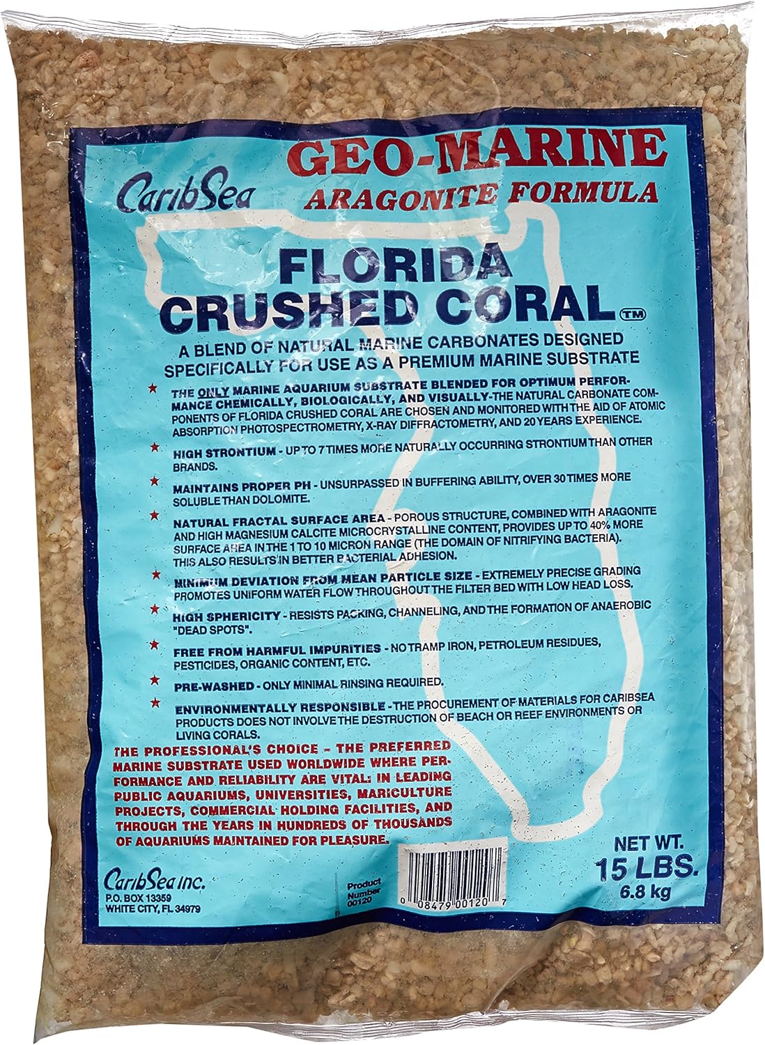 Carib Sea ACS00120 Crushed Coral for Aquarium