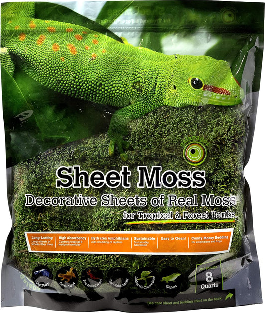 Galápagos (05248) Sheets of Real Moss, Natural,Green