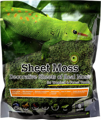 Galápagos (05248) Sheets of Real Moss, Natural,Green