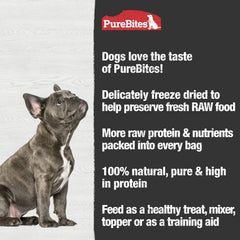 PureBites Chicken Freeze Dried Dog Treats, 1 Ingredient, Made in USA