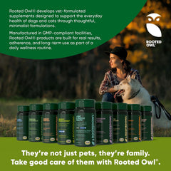 Rooted Owl® Metabolism Support - L-Carnitine Supplement for Dogs and Cats