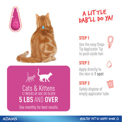 ADAMS Flea & Tick Spot On for Cats  over 5 lbs