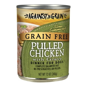AGAINST THE GRAIN DOG PULLED CHICKEN 12OZ