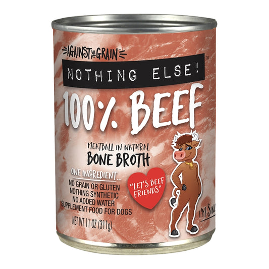 AGAINST THE GRAIN DOG NOTHING ELSE BEEF 11OZ EA