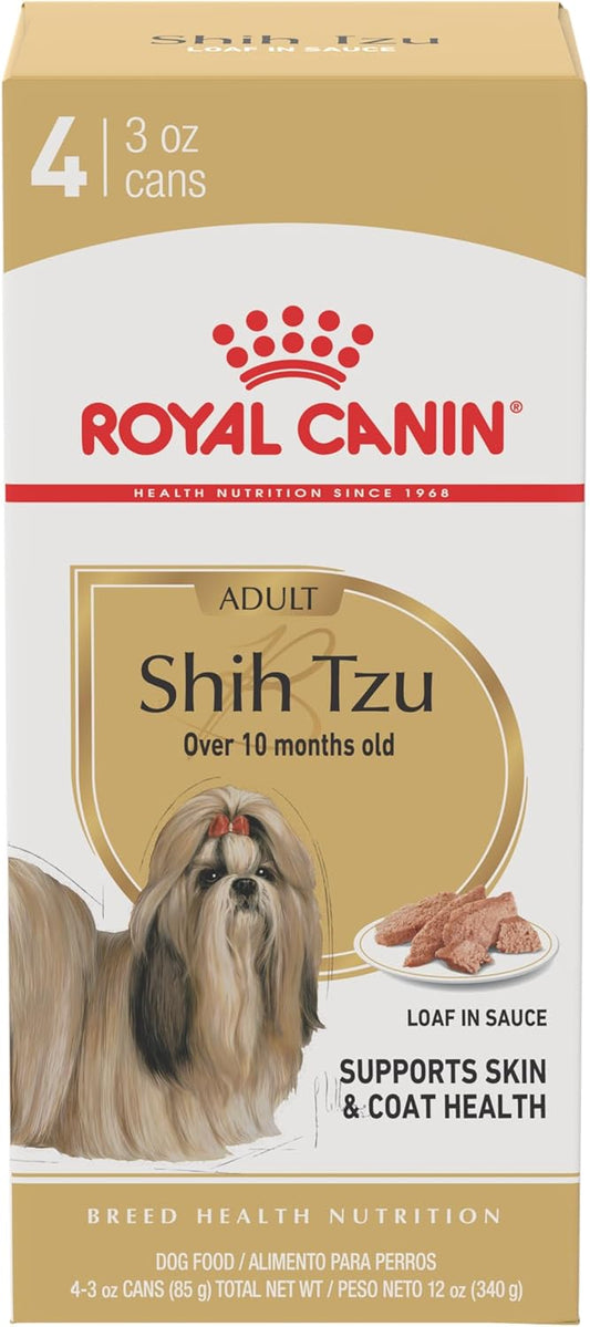 Royal Canin Shih Tzu Adult Breed Specific Wet Dog Food, 3 Oz Can (4-Pack)