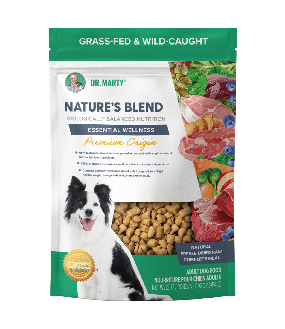 Dr. Marty Nature's Blend Premium Freeze Dried Dog Food, Original, 16 Ounces