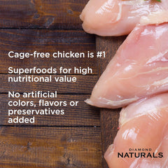 Diamond Naturals All Life Stages Chicken and Rice Formula Dry Dog Food Protein from Real Chicken, and Probiotics