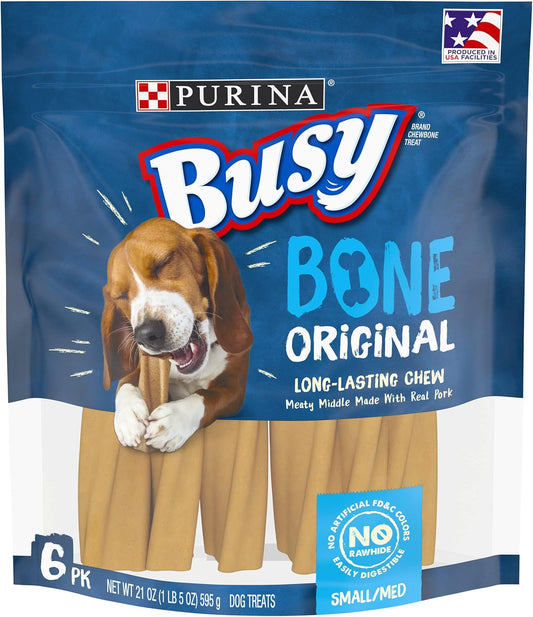 Purina Busy Rollhide Small/Medium Dog Treats - 9-Count Pouch