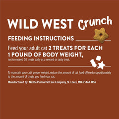 Purina Friskies Cat Treats, Party Mix Wild West Crunch -  2.1 oz. Pouches