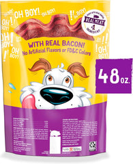 Purina Beggin' Strips Dog Treats, Original With Bacon Flavor - 48 oz. Pouch