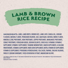 Natural Balance Limited Ingredient Adult Wet Canned Dog Food with Healthy Grains, Lamb & Brown Rice Recipe, 13 Ounce (Pack of 12)