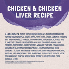 Natural Balance Original Ultra Platefulls Indoor Adult Grain Free Wet Cat Food, Chicken & Chicken Liver Recipe, 3 Ounce Pouch (Pack of 24), Packaging May Vary