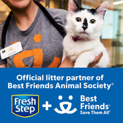 Fresh Step Simply Unscented Clumping Litter, Fresh Step Unscented Cat Litter with Activated Charcoal Technology, 25 lb. Box