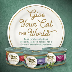 Purina Fancy Feast Wet Cat Food, Medleys Tuna Florentine With Garden Greens in a Delicate Sauce - (Pack of 24) 3 oz. Cans