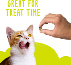 Purina Friskies Natural Cat Treats, Party Mix Natural Yums With Real Chicken & Vitamins, Minerals & Nutrients - (Pack of 10) 2.1 oz. Pouches