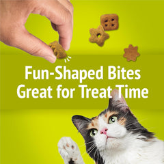 Purina Friskies Natural Cat Treats, Party Mix Natural Yums With Real Chicken & Vitamins, Minerals & Nutrients - (Pack of 10) 2.1 oz. Pouches