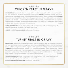 Purina Fancy Feast Grilled Wet Cat Food Poultry and Beef Collection Wet Cat Food Variety Pack - (Pack of 30) 3 oz. Cans