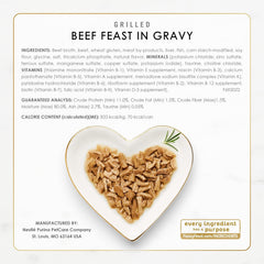 Purina Fancy Feast Grilled Wet Cat Food Poultry and Beef Collection Wet Cat Food Variety Pack - (Pack of 30) 3 oz. Cans