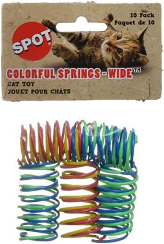 SPOT 2515 10PK Color SPR Cat Toy