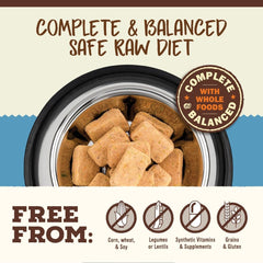Primal Freeze Dried Raw Cat Food Nuggets Rabbit, Complete & Balanced Meal or Topper, Premium, Healthy, Grain Free, High Protein Raw Cat Food with Probiotics