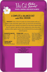 Tiki Cat Aloha Friends, Chicken, Pumpkin & Duck, Grain-Free & High Moisture, Wet Cat Food for All Life Stages