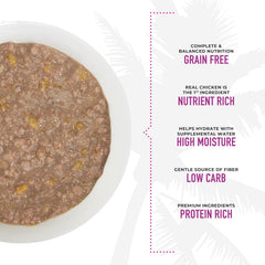 Tiki Cat Aloha Friends, Chicken, Pumpkin & Duck, Grain-Free & High Moisture, Wet Cat Food for All Life Stages