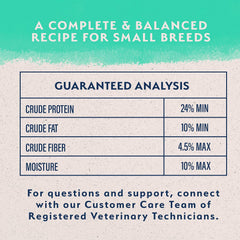 Natural Balance Limited Ingredient Small Breed Adult Grain-Free Dry Dog Food, Chicken & Sweet Potato Recipe