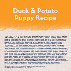 Natural Balance Limited Ingredient Puppy Grain-Free Dry Dog Food, Reserve Duck & Potato Recipe, 12 Pound (Pack of 1)