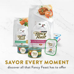 Purina Fancy Feast Lickable Appetizers and Broths Collection Grain Free Wet Cat Food Topper Variety Pack - 12 ct. Box (Pack of 2 Pack)