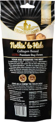 Fieldcrest Farms Nothin' to Hide 3 inch Ultra Knotted Bone Treats - Natural Rawhide Alternative Treats for Dogs, Collagen Based Snack for Heavy Chewers up to 15lbs