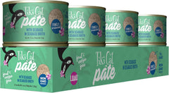 Tiki Cat Luau Pâté, Seabass Recipe in Seabass Consumme, Grain-Free Balanced Nutrition Wet Canned Cat Food, for All Life Stages