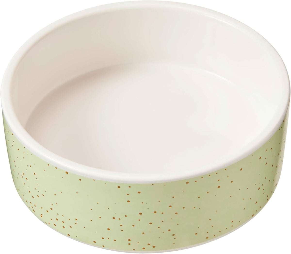 SPOT Speckled Stoneware- Round Ceramic Food/Water Bowl for Pets, Dishwasher Safe, Ideal for Small Dogs, Cats, Reptiles, Large Birds