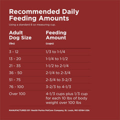 Purina Dog Chow Complete Adult Dry Dog Food Kibble Beef Flavor - 18.5 lb. Bag