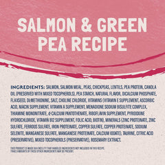 Natural Balance Limited Ingredient Adult Grain-Free Dry Cat Food, Salmon & Green Pea Recipe, 4 Pound (Pack of 1)