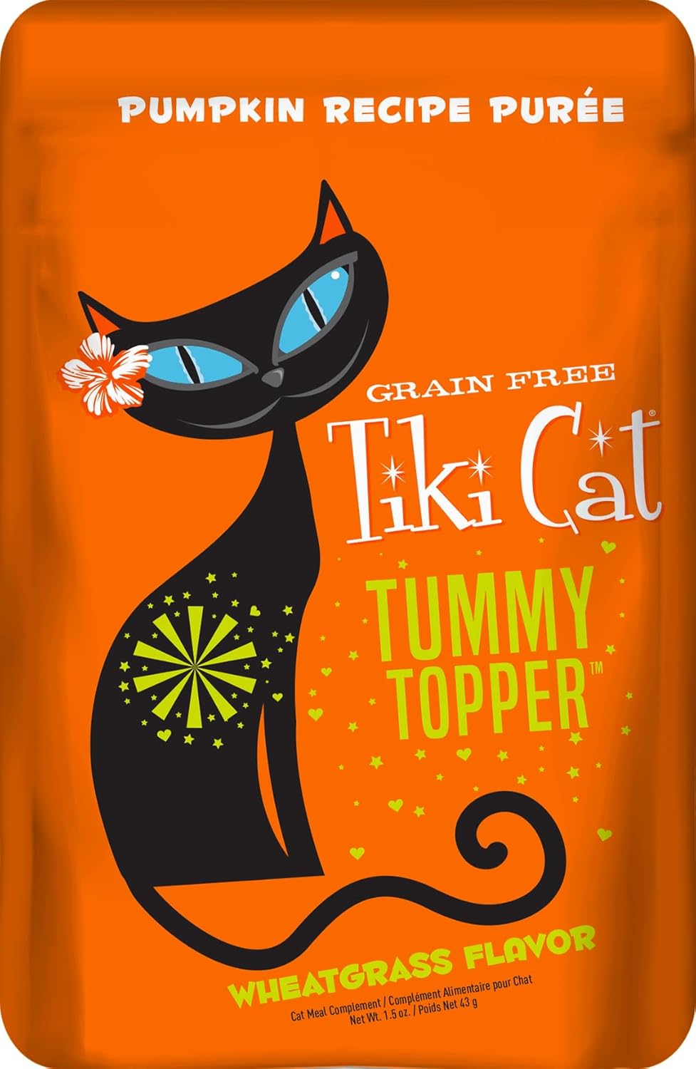 Tiki Cat Born Carnivore Functions Digestion, Pumpkin Recipe Puree, Formulated to Support Healthy Digestion, Mousse Cat Food Topper