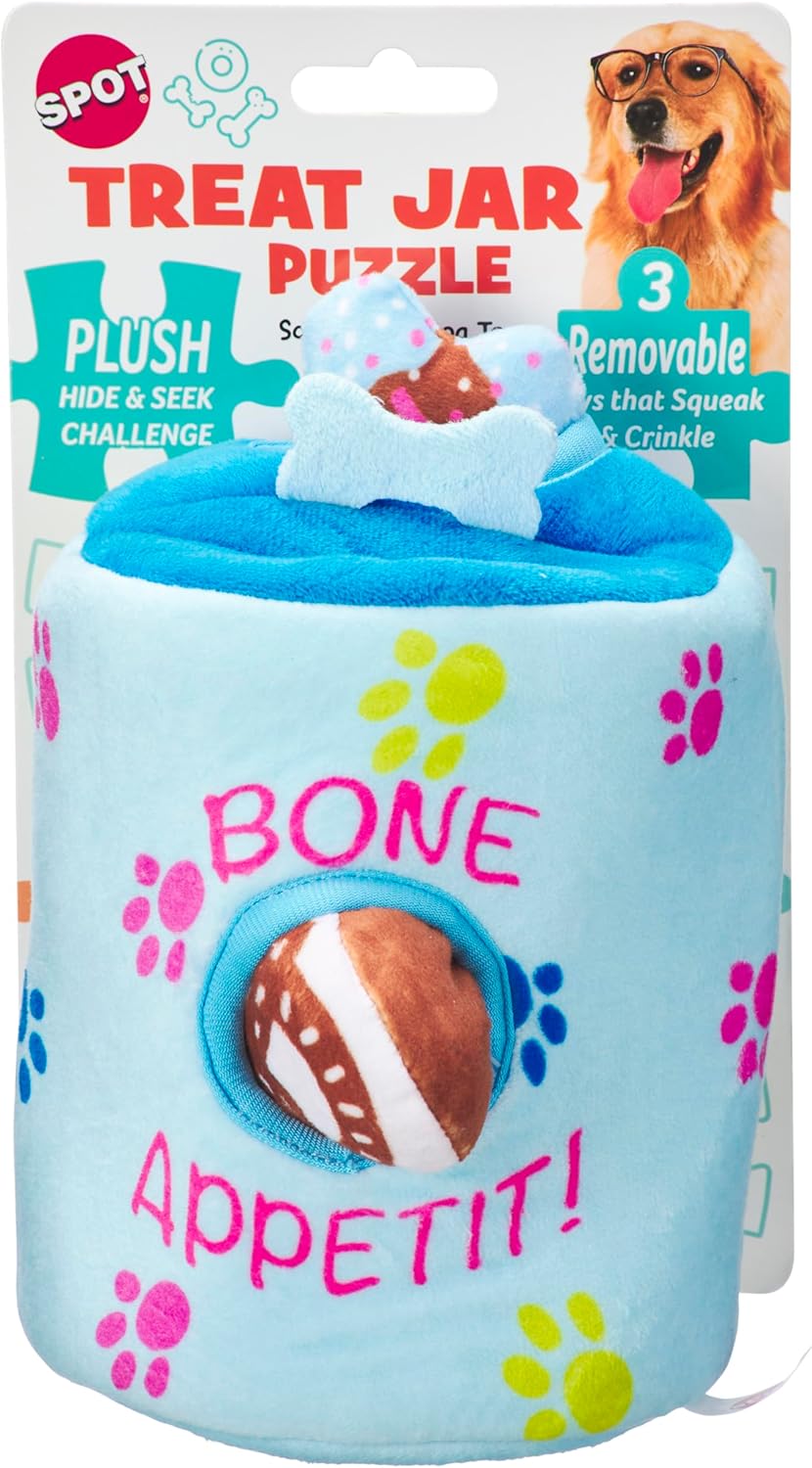 SPOT Ethical Products Treat Jar Puzzle Toy 8"