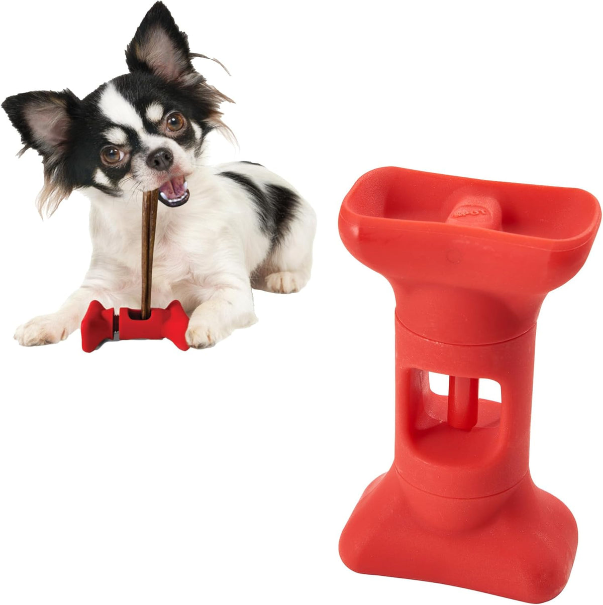 SPOT Treat Holder- Safety Device Bully Stick Holder & Yak Cheese Holder for Small and Medium Dogs, to Help Prevent Choking