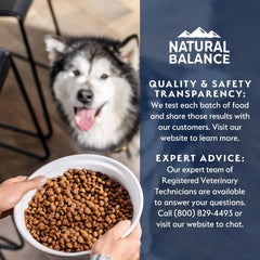 Natural Balance Health Protection Small Breed Dry Dog Food – Whole Body Health, Easy on Digestion Dog Food Made with Chicken, Brown Rice & Pumpkin for Dogs - 12lbs.